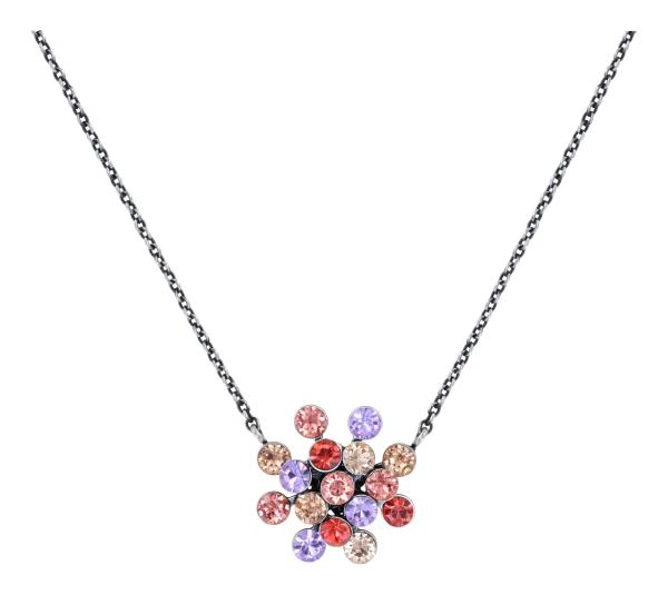 Beige/coralline/purple - Magic Fireball Necklace Konplott